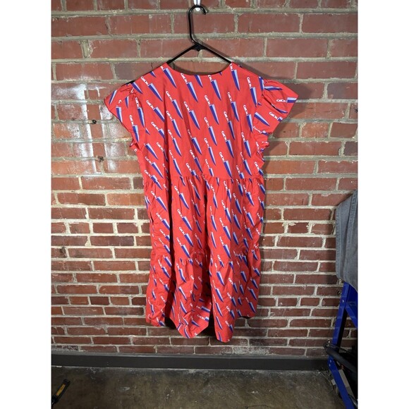 NOOWORKS Frida Dress Short Sleeve USA Made Retired Knife Print Womens Size XXXL - Picture 6 of 6